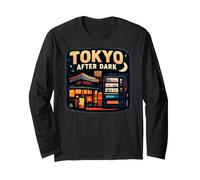 Tokyo After Dark Vinyl Running Coffee Japonés Music Lover Manga Larga