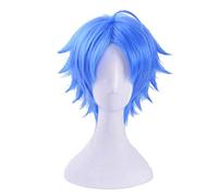 Tokyo Anime BERYL AND SAPPHIRE Cosplay Peluca Robot Beryl Green Peluca Zafiro Azul Peluca Halloween Cosplay Disfraces de pelo corto Azul