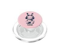 Tokyo Bunny con Auriculares Música Rave Estética Japonesa PopSockets PopGrip para MagSafe