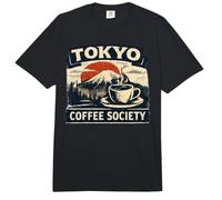 Tokyo Coffee Club Café Japonés Amante Café Retro Comfort Colors Adult Heavyweight T-Shirt