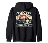 Tokyo Coffee Club Café Japonés Amante Café Retro Sudadera con Capucha