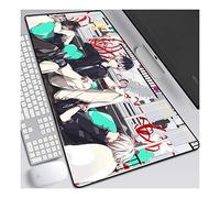 Tokyo Ghoul Alfombrilla Raton Anime Gaming Mouse Pad XXL 900x400x3 mm,Impermeable con 3mm Base de Goma Antideslizante,Special-Textured Superficie para Ordenador, PC y Laptop, E