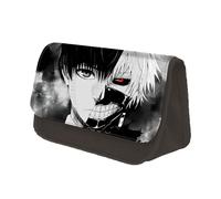 Tokyo Ghoul Estuche para lápices, estuche de anime, Kaneki Ken, estuche impreso en 3D, estuche grande, estuche para lápices, organizador de artículos de papelería para niños, niñas, estudiantes, Tipo