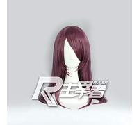 Tokyo Ghoul Guru Kamishiro Rize largo morado liso resistente al calor pelo sintético Cosplay fiesta de Halloween + gorro de peluca gratis KUZZ8364