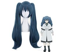 Tokyo Ghoul Re Yonebayashi Saiko Peluca de dos colas de caballo Disfraz de Cosplay Mujer Pelucas de fiesta de pelo sintético resistente al calor largo MZ-1246