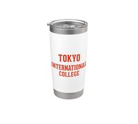 Tokyo International College Japón Estilo Universitario Vaso térmico de acero inoxidable de doble pared