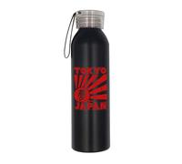 Tokyo Japan Kanji Dream Symbol Rising Sun Flag Botella de agua, botella aislada, botella de agua de acero inoxidable
