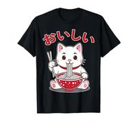 Tokyo Japan Kitty Ramen Noodles Love Fast Food Bowl Classic Camiseta
