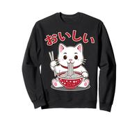 Tokyo Japan Kitty Ramen Noodles Love Fast Food Bowl Classic Sudadera