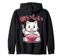 Tokyo Japan Kitty Ramen Noodles Love Fast Food Bowl Classic Sudadera con Capucha