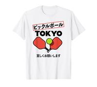 Tokyo Japan Pickleball Japanese Typography Design Camiseta gráfica económica