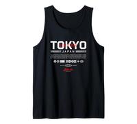 Tokyo Kanji Japanese City Streetwear Graphic Camiseta sin Mangas