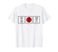 Tokyo Kyoto Osaka Design - Camiseta estética Minimalista Japonesa Kanji Camiseta