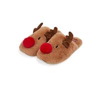 Tokyo Laundry Merry Christmas - Pantuflas para mujer, Rudy Marrón Claro, 38/39 EU