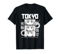 Tokyo Manga Anime Eyes - Gráfico de Dragon Streetwear Camiseta