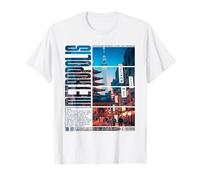 Tokyo Metropolis in Soft Grunge Retro 80s 90s Vaporwave Camiseta