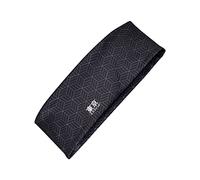 Tokyo Misfit - Diademas japonesas para hombres y mujeres, banda para el sudor, entrenamiento, yoga, moda, correr, deportes, baloncesto, bandana (cubo negro)