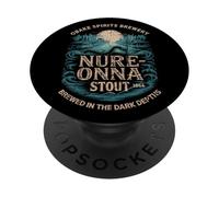 Tokyo Souvenir Beer Stout Japanese Obake Spirits Vintage PopSockets PopGrip Adhesivo