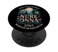 Tokyo Souvenir Beer Stout Japanese Obake Spirits Vintage PopSockets PopGrip Adhesivo