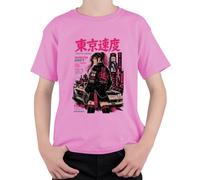 Tokyo Speed Shibuya Drift Anime Girl Japan Y2K - Camiseta infantil, Rosa., 104