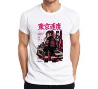 Tokyo Speed Shibuya Drift Anime Japan Y2K - Camiseta para hombre, Blanco, 3XL