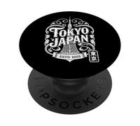 Tokyo Tower Japón Vintage Viajes Anime Kanji Souvenir PopSockets PopGrip Adhesivo
