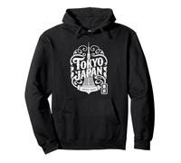 Tokyo Tower Japón Vintage Viajes Anime Kanji Souvenir Sudadera con Capucha
