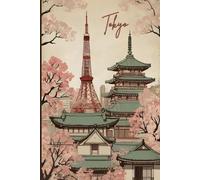 Tokyo Travel Journal - Vintage Floral Edition | Cute Notebook to Record Adventures in Japan | Souvenir Gift for Girls, Teens & Women | 120 Wide-Ruled Pages, Paperback