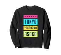 Tokyo Yokohama Osaka Japan Novelty Graphic Cool Designs Sudadera