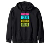 Tokyo Yokohama Osaka Japan Novelty Graphic Cool Designs Sudadera con Capucha