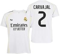 TokyRu Sports Real Madrid Camiseta Adulto 1a equipación 25-26 - Réplica Oficial CARVAJAL Nº 2 - Talla XL