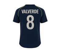 TokyRu Sports Real Madrid Camiseta Adulto 2a equipación 25-26 - Réplica Oficial Valverde Nº 8 - Talla M