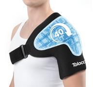 Tolaccea Hombrera Reutilizable de Compresión Fría/Caliente con Gel de Triple Capa ColdFocus - Terapia de 40 Minutos para el Manguito Rotador, Tendinitis y Recuperación Postoperatoria (Universal)