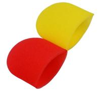 Tolaily - Funda protectora de espuma para micrófono, rejilla protectora para parabrisas, diseño de tapa de micrófono flexible