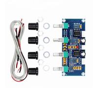 Tolaily Preamplificador de Tarjeta de Tono XH-A901 con Ajuste de Volumen de Agudos y Bajos Controlador de Tono de Preamplificador para Tarjeta De Amplificador