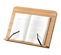 Tolaily - Soporte plegable para libros y estudios (soporte portátil ajustable para tableta y libro de cocina, para lectura y estudio)