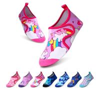 Tolaler Calcetines de Piscina Bebe, Zapatos de Playa para Niños con Suela Gruesa Antideslizante, Flexible y Transpirable, Secado Rápido 22-35EU