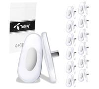 Tolaxy Almohadillas nasales de repuesto para Ray-Ban RB3604 RB3534 RB3523 RB3536 RB3549 RB3584 RB3526 RB3538 RB3558 RB3660 RB3530 RB8052 RB8054 RB4264 Gafas de sol de 58 mm. 12 pares transparentes