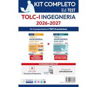 TOLC-I 2026: Kit completo per il test di Ingegneria. Con software di simulazione e video lezioni (EdiTest Ammissioni universitarie)