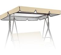 Toldo Balancin Jardin,toldo de reemplazo de Columpio 2-3 plazas Universal Techo De Repuesto,Techo de Repuesto para Columpio,jardín,terraza,balcón(Size:142 * 120 * 18cm,Color:Beige)