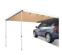 Toldo Camper Furgoneta Lateral, toldo impermeable para coche con panel de pared lateral, toldo extraíble para vehículos, altura ajustable,toldos para vehículos recreativos para SUV/camioneta/furgoneta