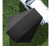 Toldo Coche, Toldo para Portón Trasero, Toldo Furgoneta, Autocaravana Toldo Lateral Impermeable, Coche Lateral Toldo para El Sol para Autocaravanas, Furgonetas, Autocaravanas, 280 x 380 cm (negro)