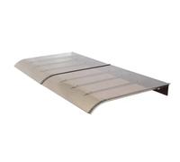 Toldo Cubierta Policarbonato Invisible Marquesina Puerta de Entrada Tejadillo Resistente Protección contra UV, Lluvia,Nieve Dosel de Techo Exterior Balcones Acondicionado (50 x 180 cm,Teal)