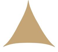 Toldo curvado de 3,6 m, con diseño de triángulo, para exteriores, 185 g/m², tela permeable para patio, jardín, arenero, protección UV, refugio solar