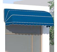 Toldo curvado francés retráctil, protección UV y lluvia, para exteriores, cafetería, restaurante, tienda, puerta y ventana, refugio solar plegable para una mejor defensa contra la intemperie