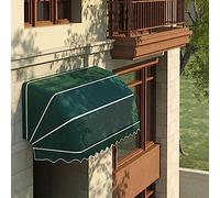 Toldo curvo francés retráctil de 150 x 60 x 60 cm, protección UV y lluvia, toldo para puertas y ventanas, parasol plegable para cafetería, restaurante, tienda, patio, refugio
