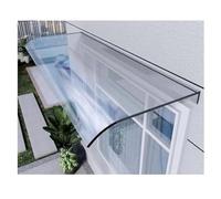 Toldo de 40 x 330 cm, protección contra la intemperie para puertas, terrazas, balcones, protección contra el sol y la lluvia para espacios al aire libre