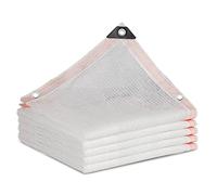 Toldo de alta calidad de 7 x 11 m, bloqueador UV, red resistente al viento con ojales, refugio cuadrado al aire libre para balcón, jardín y parterres (23 x 36 pies)