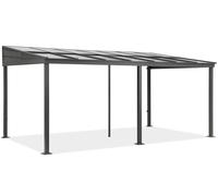 Toldo de aluminio 4 x 6 m Tarragona Garden Point antracita