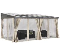 Toldo de aluminio 4 x 6 m Tarragona Premium Garden Point beige